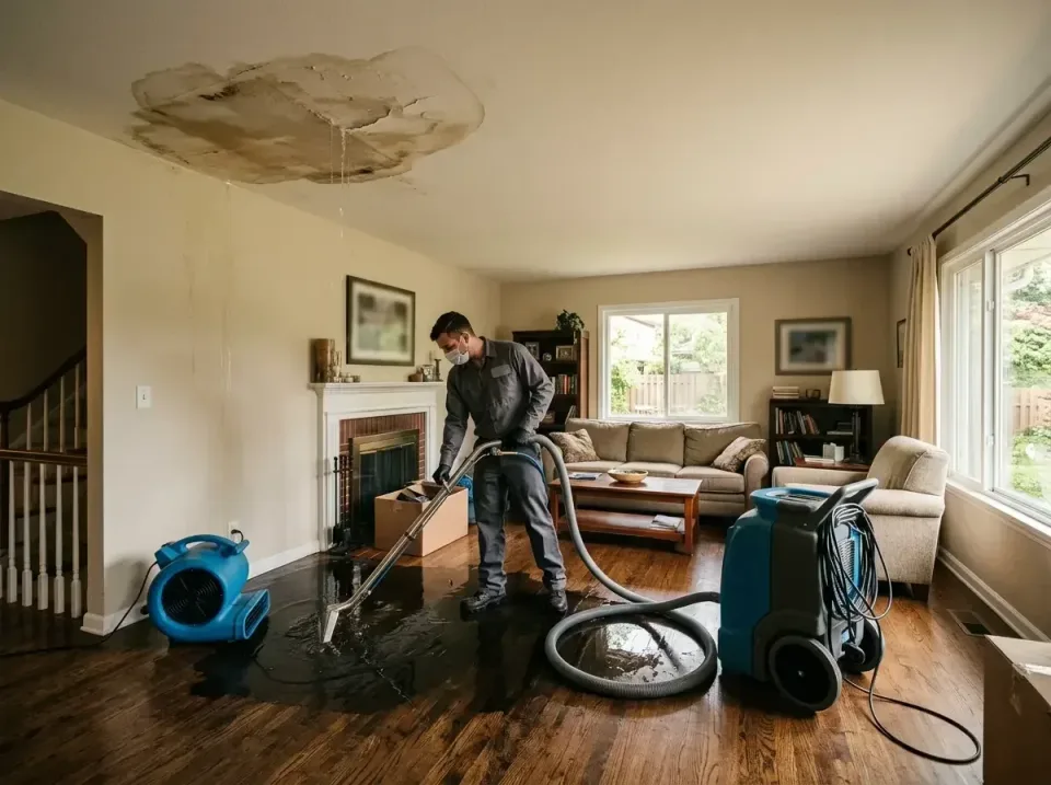 attic-pipe-burst-ceiling-drip-008 — frequently asked questions, Water Damage Restoration & Carpet Care in Royal Oak, MI